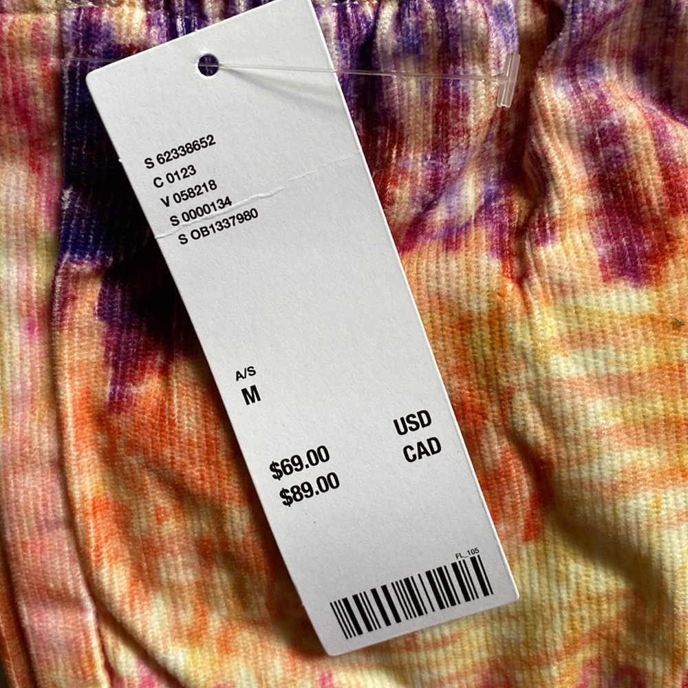 NEW UO tie dye jogger corduroy pant w/pockets (S, M, XXXL) - Picture 5 of 11